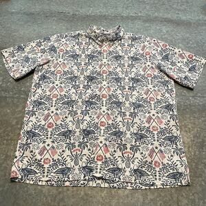 Classic Reyn Spooner Summer Commemorative 25th Anniversary Shirt XXL 2023 USA